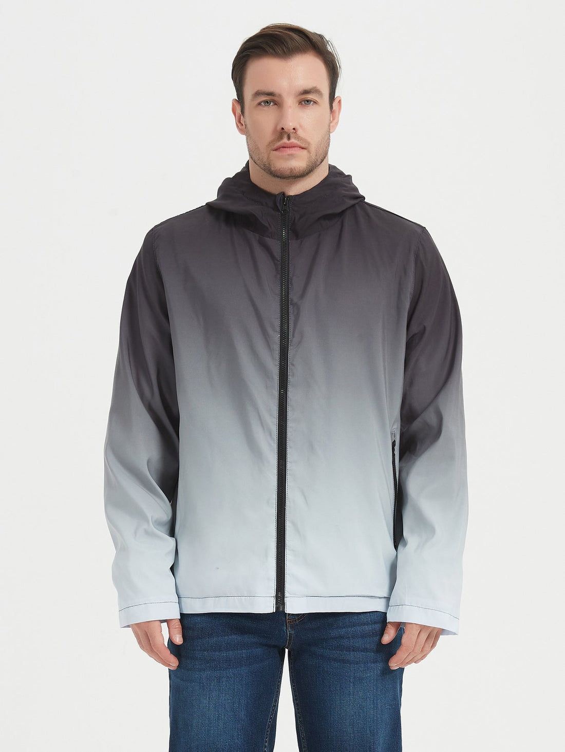 Men’s Hooded Raincoat – Waterproof, Windproof Outdoor Mountaineering Jacket