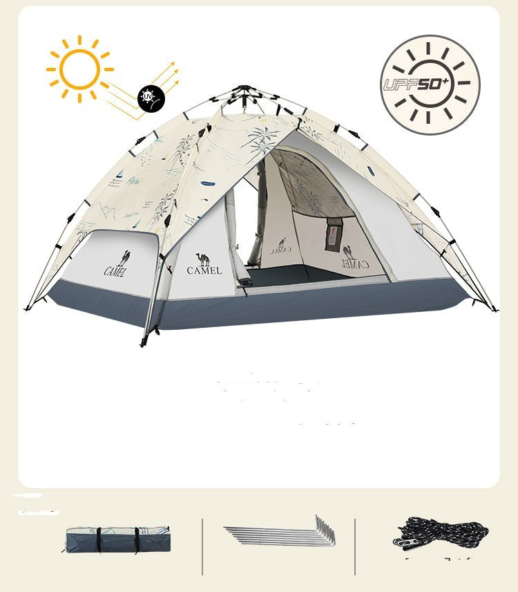 Thickened Automatic Folding Picnic Mat – Rainproof Beach Camping Gear