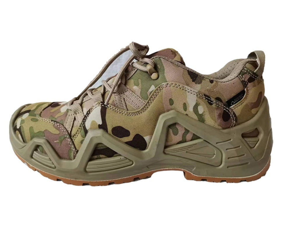 Mid-High Top Military Combat Boots – Outdoor Training Hiking Shoes