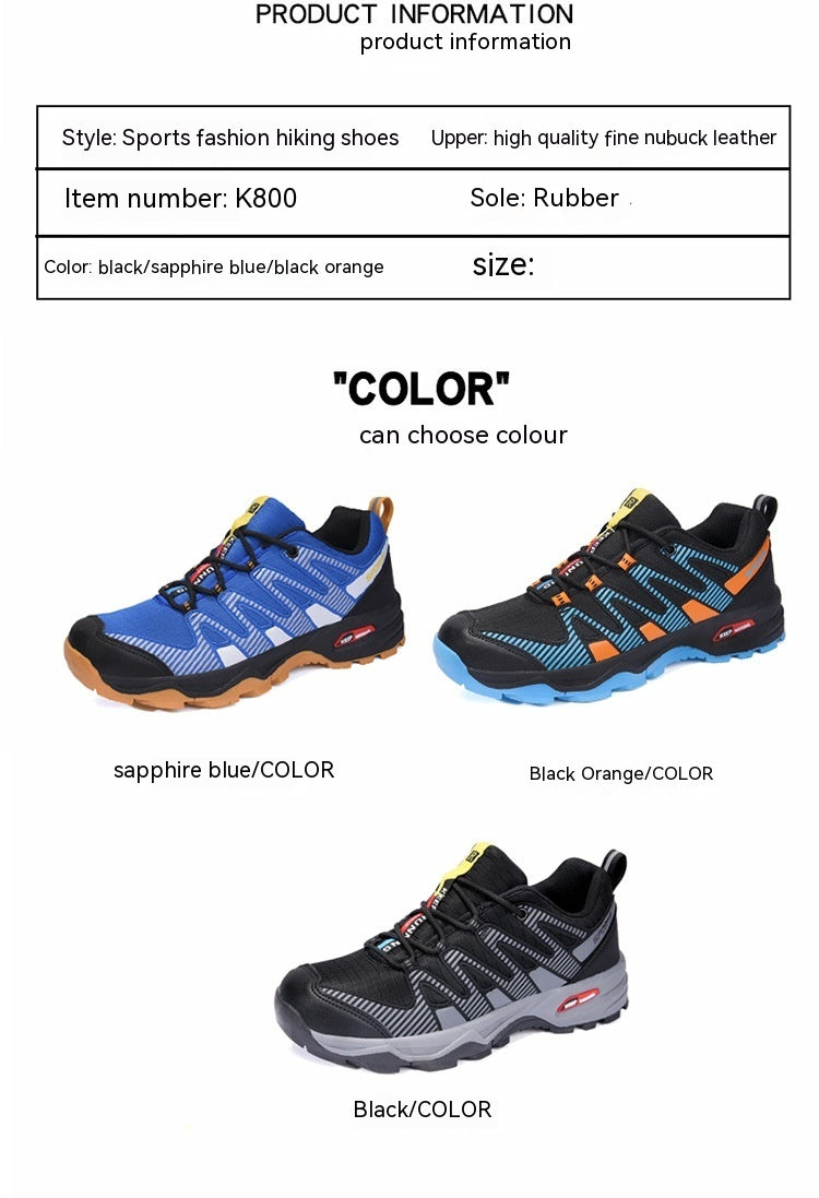 Plus Size Men’s Trendy Off-Road Outdoor Climbing Boots