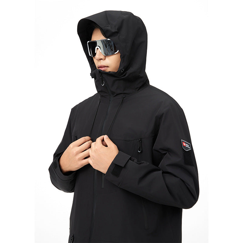 Autumn Winter Outdoor Jacket – Waterproof, Warm for Couples’ Activities
