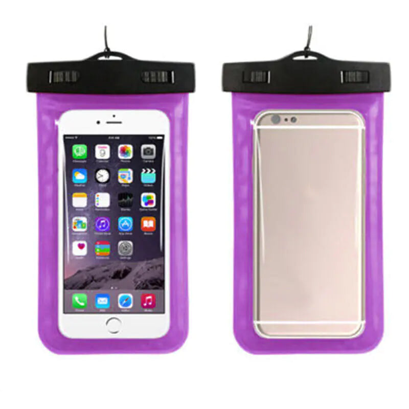 3-Pack Waterproof Floating Phone Pouch – Universal Dry Bag Case for iPhone & Samsung (Beach, Swimming & Water Sports)