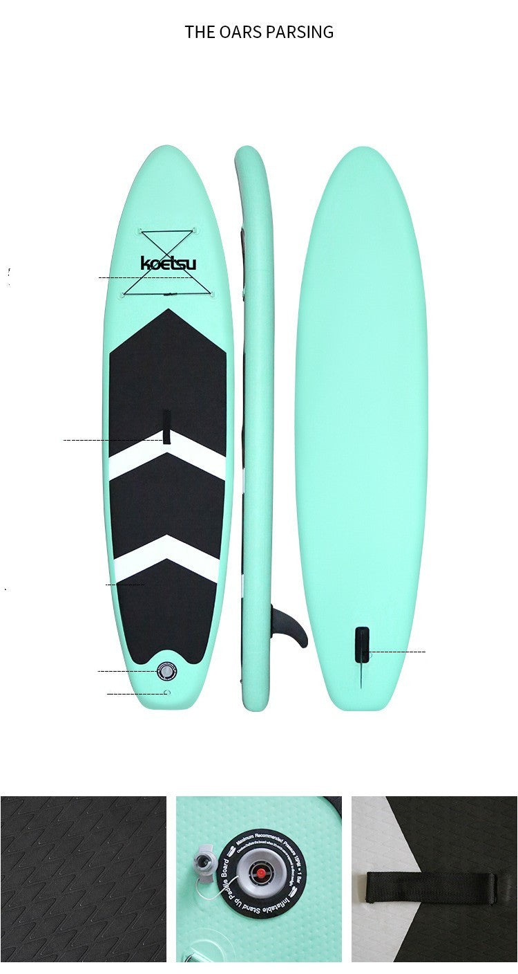 Inflatable Paddleboard – Standing Surfboard for Beginners and Water Sports
