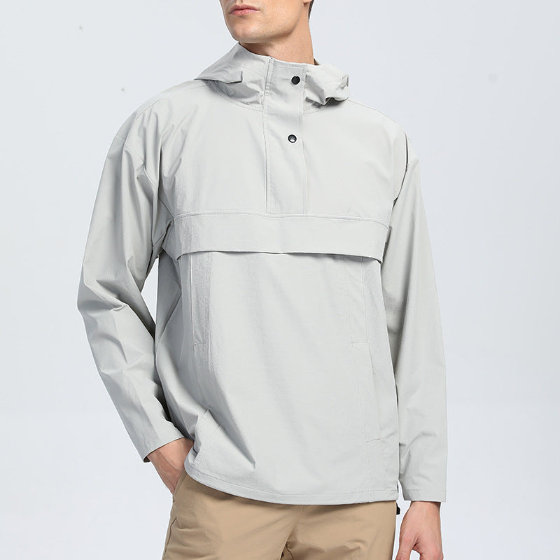 Men’s Outdoor Sports Jacket – Quick-Drying Waterproof Windbreaker Coat