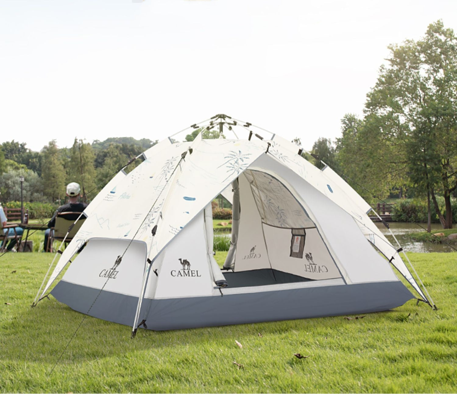 Thickened Automatic Folding Picnic Mat – Rainproof Beach Camping Gear