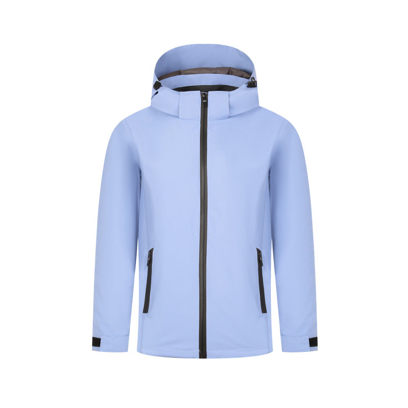 Single Layer Shell Jacket Outdoor Sports Waterproof Windproof Jacket