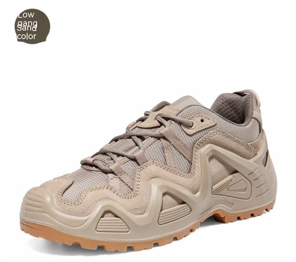 Mid-High Top Military Combat Boots – Outdoor Training Hiking Shoes