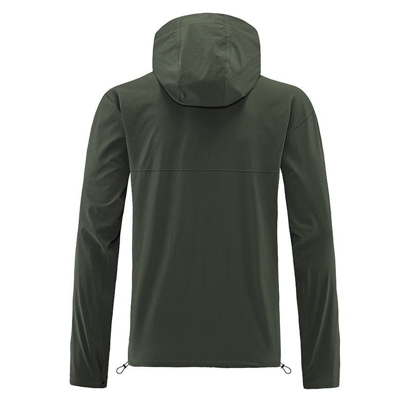 Men’s Outdoor Sports Jacket – Quick-Drying Waterproof Windbreaker Coat