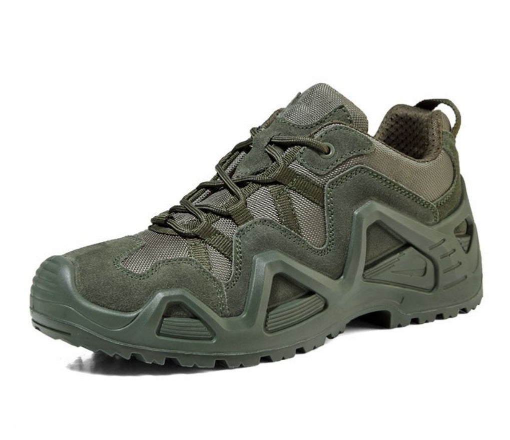Mid-High Top Military Combat Boots – Outdoor Training Hiking Shoes