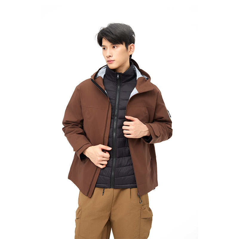 Mountain Hard Shell Jacket – Waterproof, Windproof, Breathable Outdoor Mountaineering