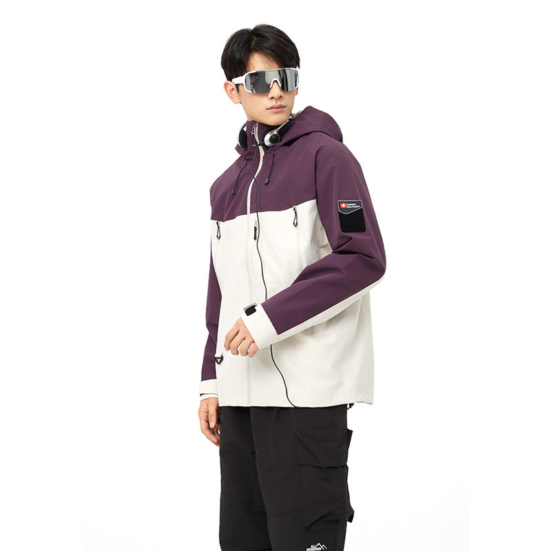 Autumn Winter Outdoor Jacket – Waterproof, Warm for Couples’ Activities
