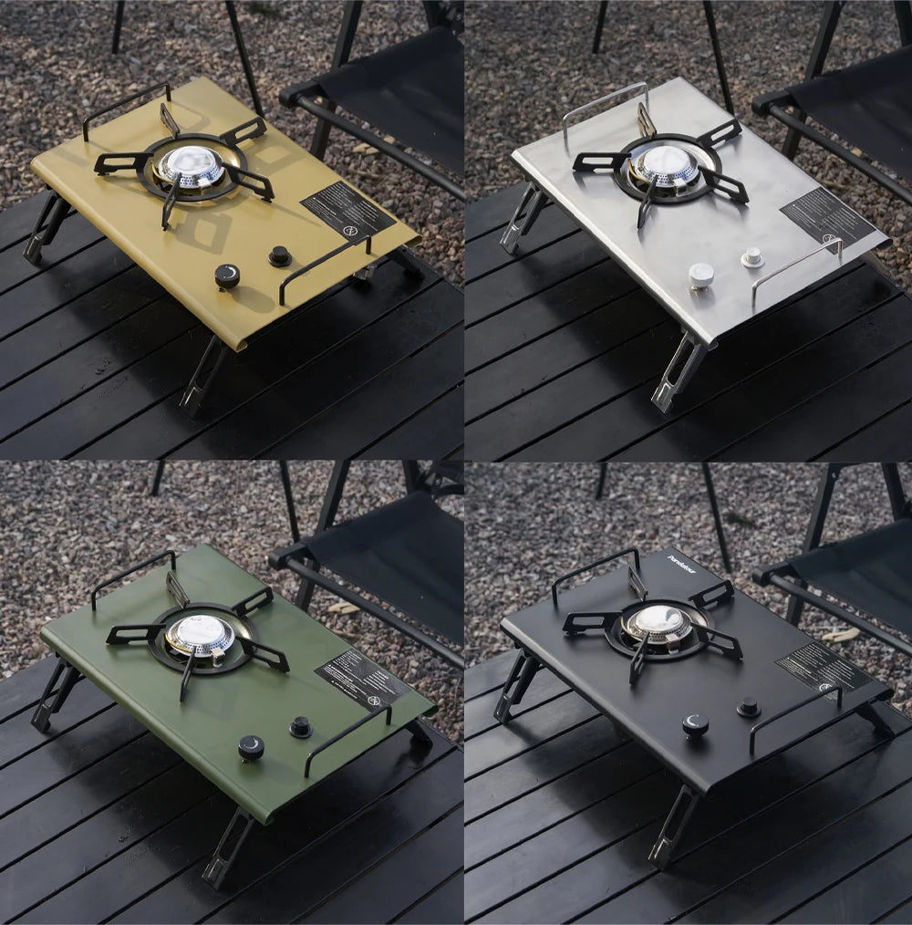 Pandatour 2025 IGT Folding Camping Stove – One-Touch High-Power Outdoor Gas Burner for Camping, Patio & Travel