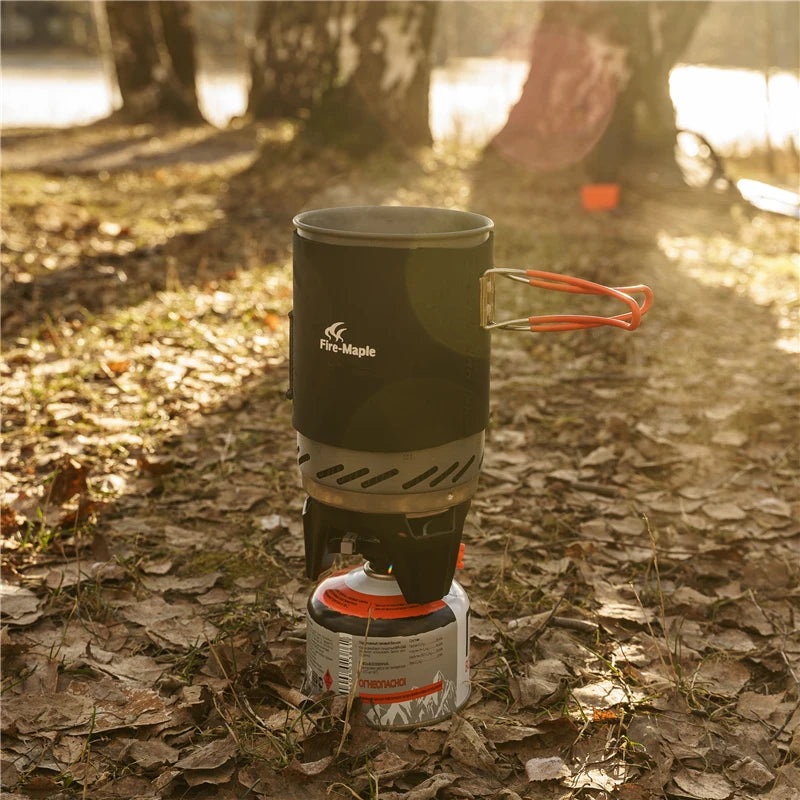 Fire-Maple Star X1 Camping Stove System (FMS-X1) – Portable Backpacking Gas Stove with Heat Exchanger Pot & Bowl