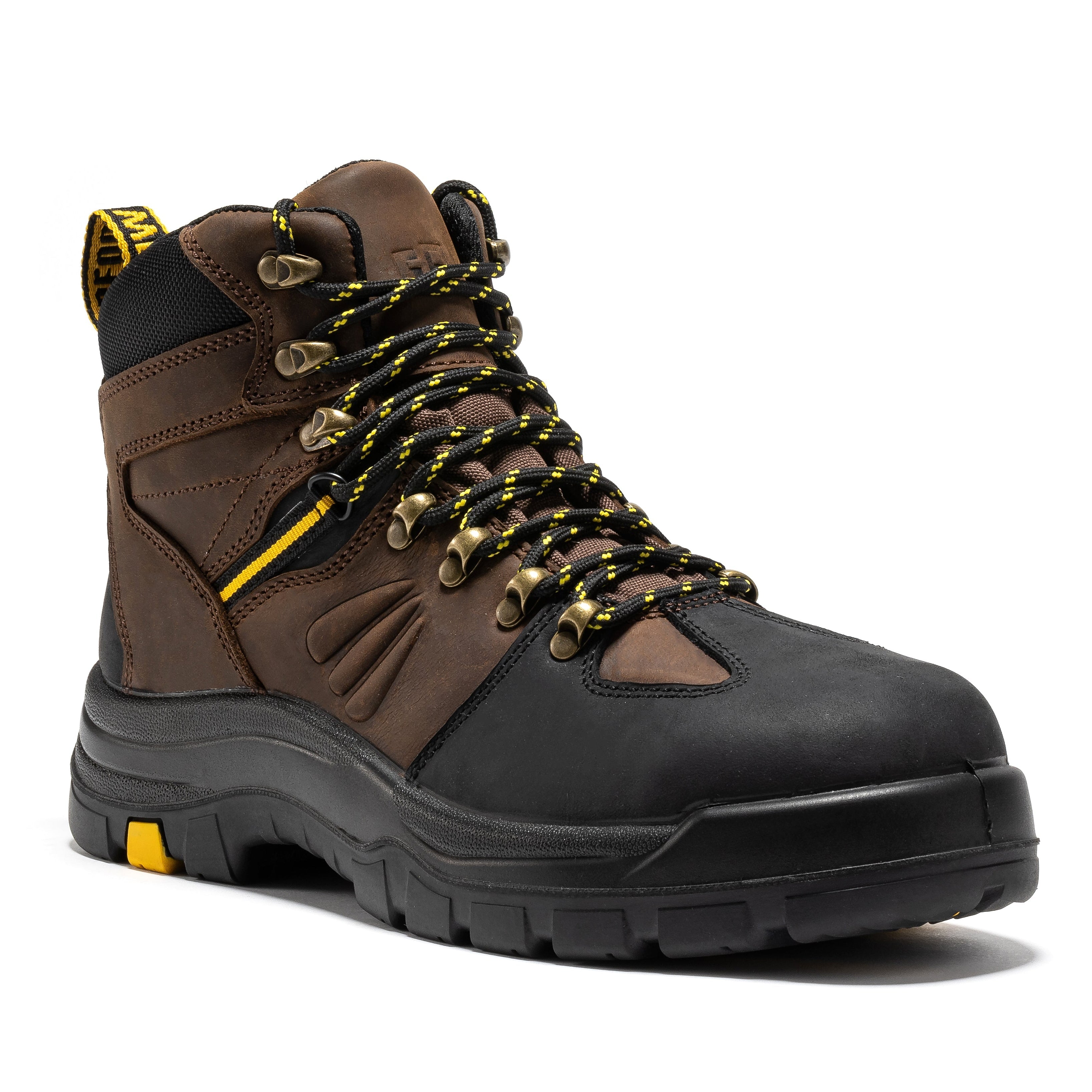 Brown 6-Inch Waterproof Composite Toe Leather Work Boots – CP211