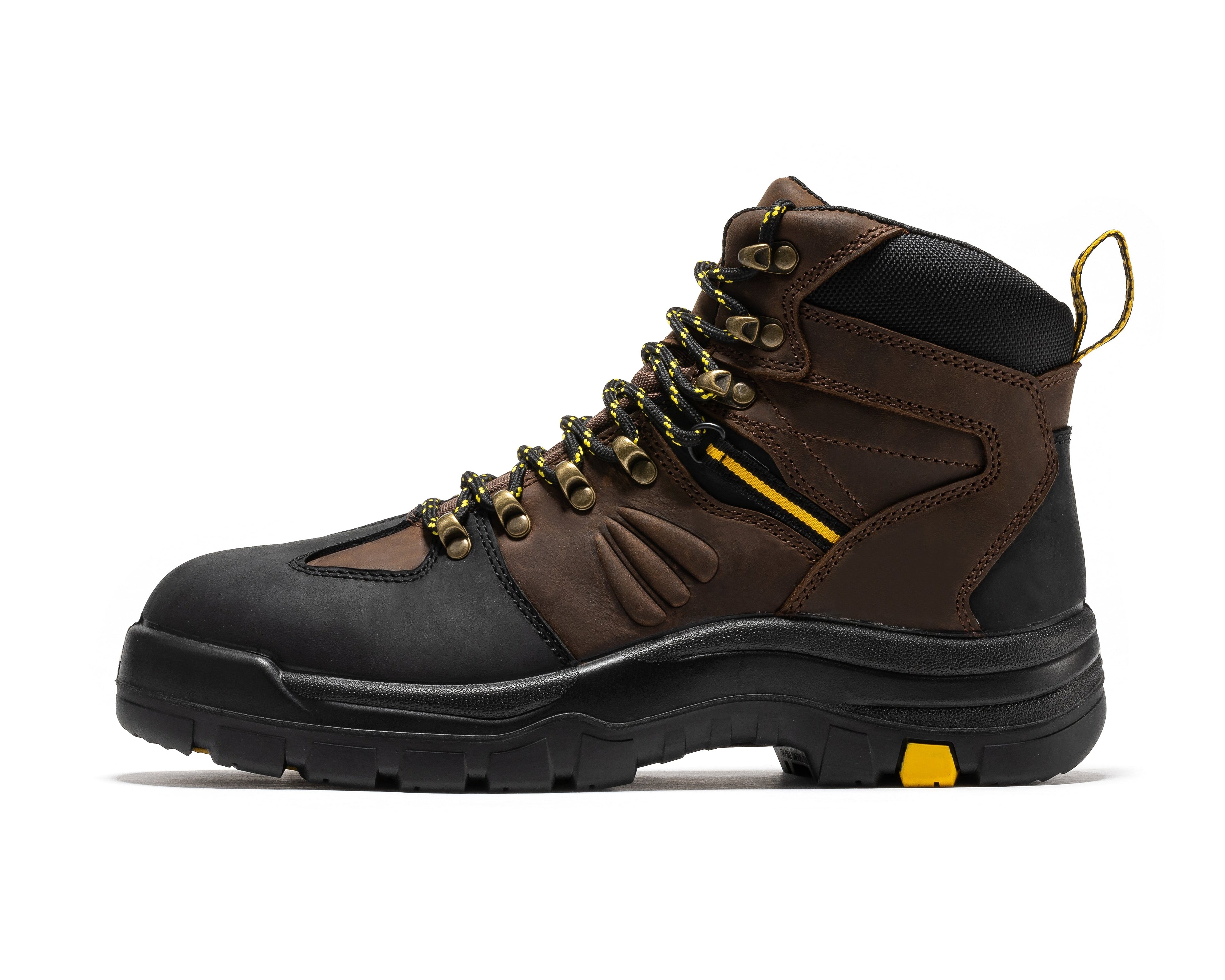 Brown 6-Inch Waterproof Composite Toe Leather Work Boots – CP211