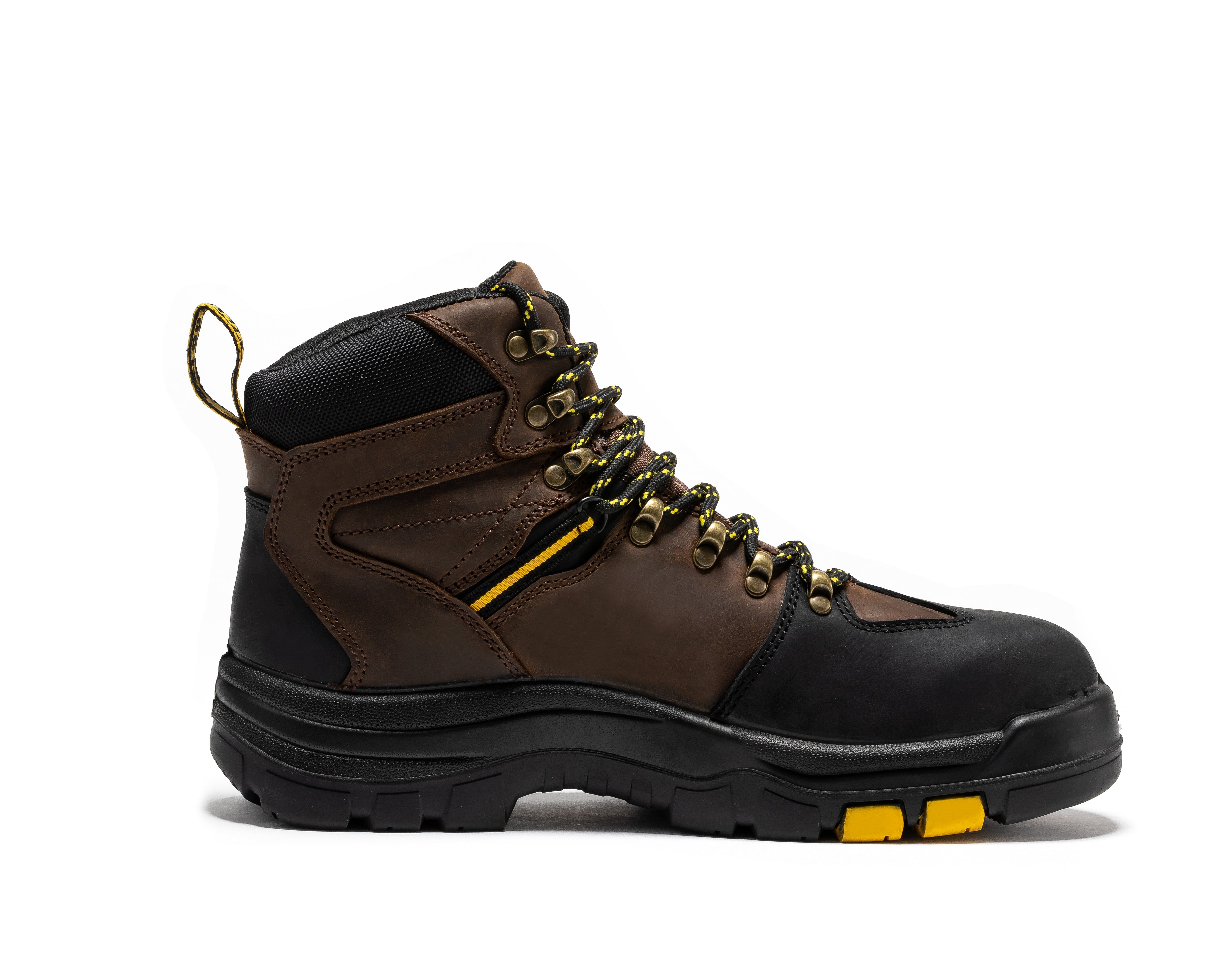 Brown 6-Inch Waterproof Composite Toe Leather Work Boots – CP211