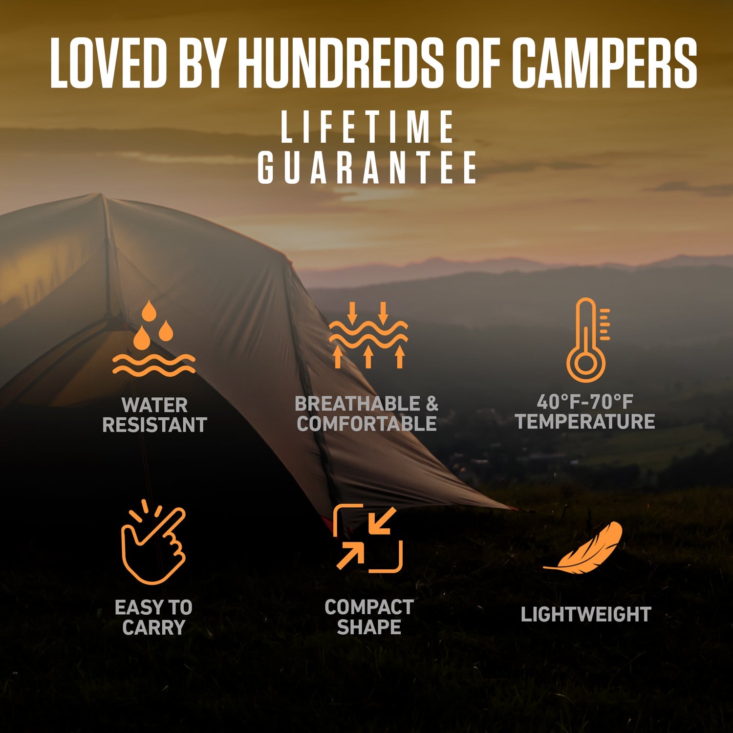 XXL Sleeping Bag for Big & Tall Adults – Extra Wide & Long Camping Sleeping Bag for Ultimate Comfort