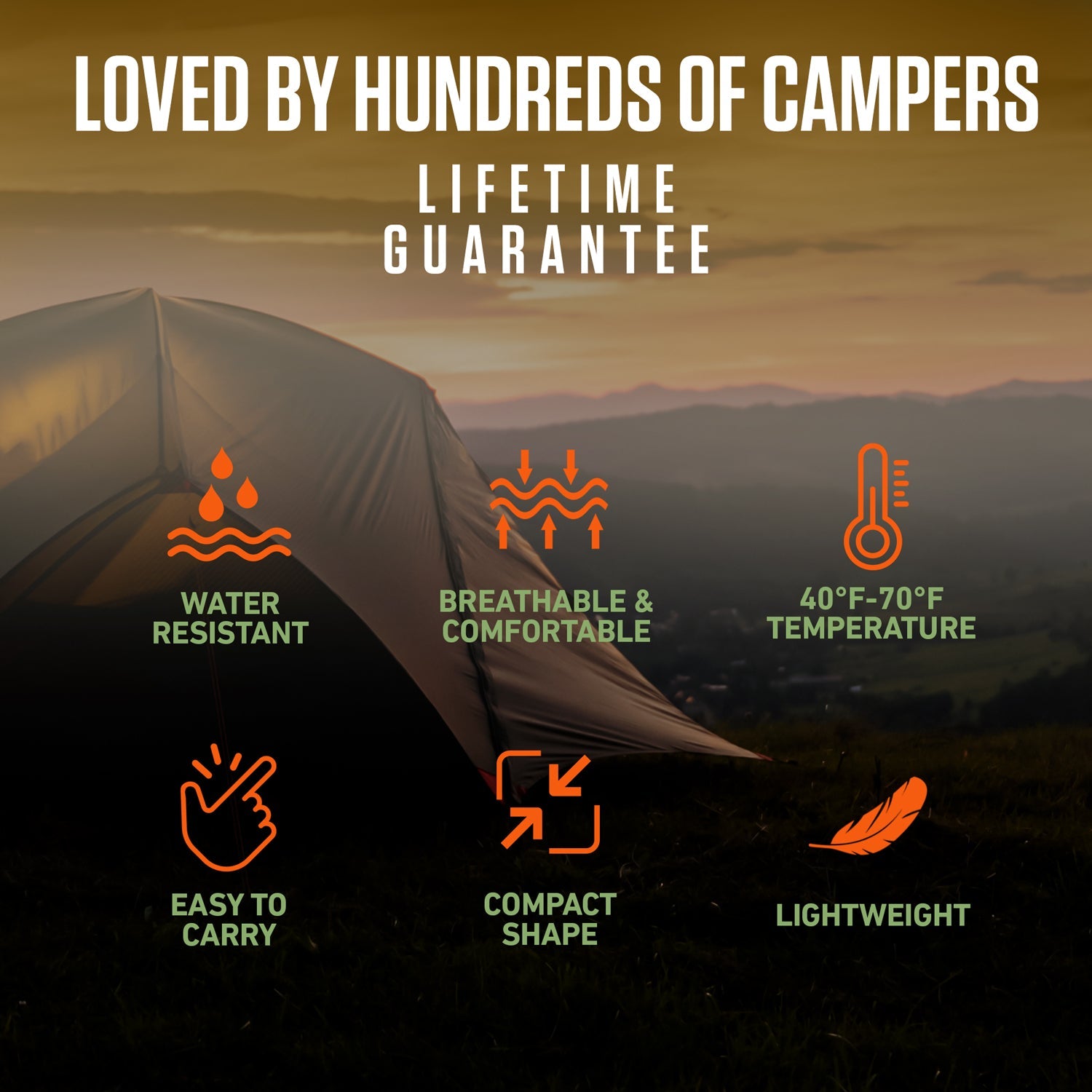 XXL Sleeping Bag for Big & Tall Adults – Extra Wide & Long Camping Sleeping Bag for Ultimate Comfort