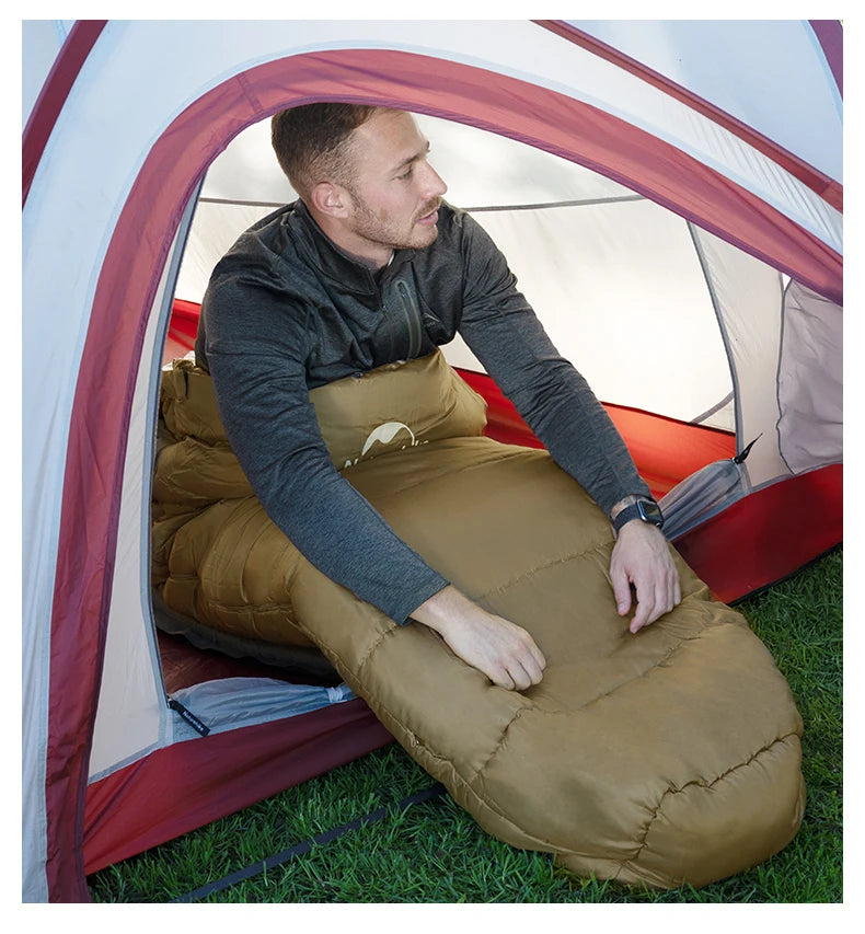Naturehike MJ300/MJ600 Mummy Sleeping Bag – Ultra-Warm Winter Cotton Sleeping Bag for Camping & Indoor Use