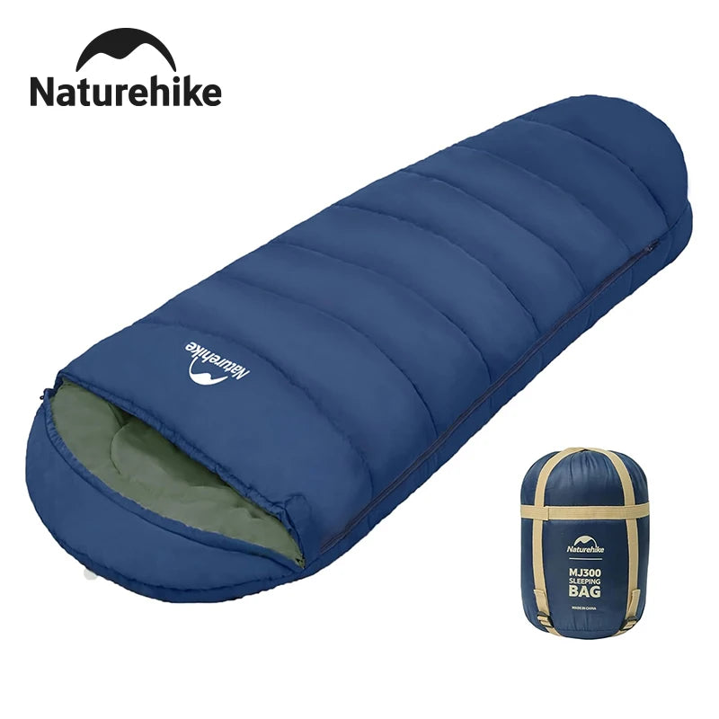 Naturehike MJ300/MJ600 Mummy Sleeping Bag – Ultra-Warm Winter Cotton Sleeping Bag for Camping & Indoor Use