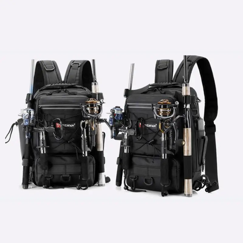 Multi-Functional Fishing Tackle Backpack – Large Capacity Waterproof Lure Bag with Gear Storage & Hanging System