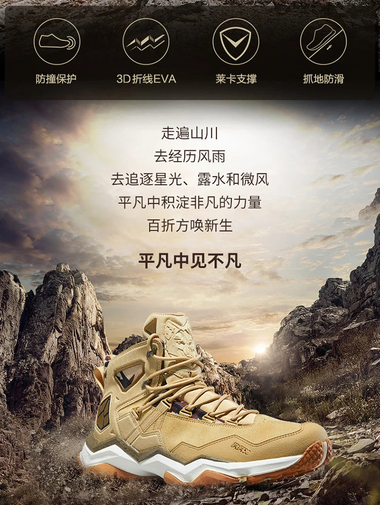 RAX Waterproof Mid-Top Hiking Shoes – Men’s & Women’s Leather Trekking Boots for Trail, Camping, Climbing & Outdoor Adventures