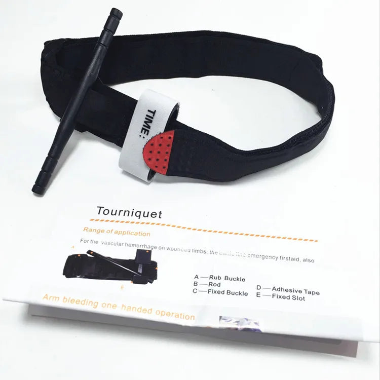 Tactical Combat Tourniquet – Emergency Medical Trauma Strap with Spinning Windlass for Survival, Hiking & Outdoor Exploration