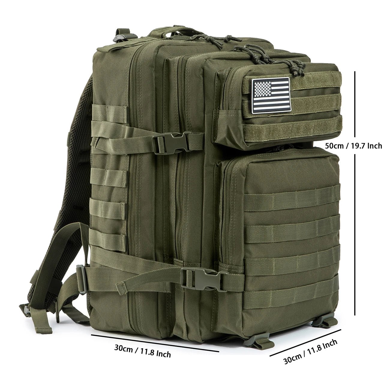 Tactical Backpack – Large Capacity 3-Day Outdoor Rucksack for Hiking, Camping & Travel