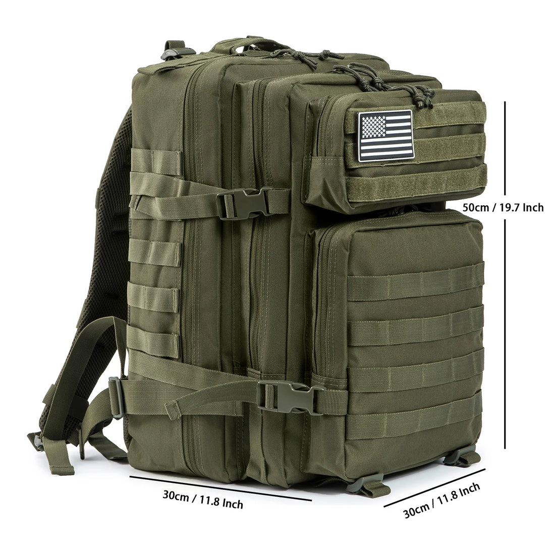 Tactical Backpack – Large Capacity 3-Day Outdoor Rucksack for Hiking, Camping & Travel
