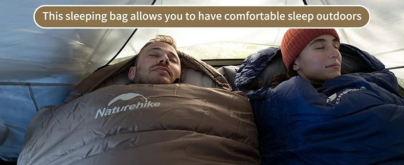Naturehike MJ300/MJ600 Mummy Sleeping Bag – Ultra-Warm Winter Cotton Sleeping Bag for Camping & Indoor Use