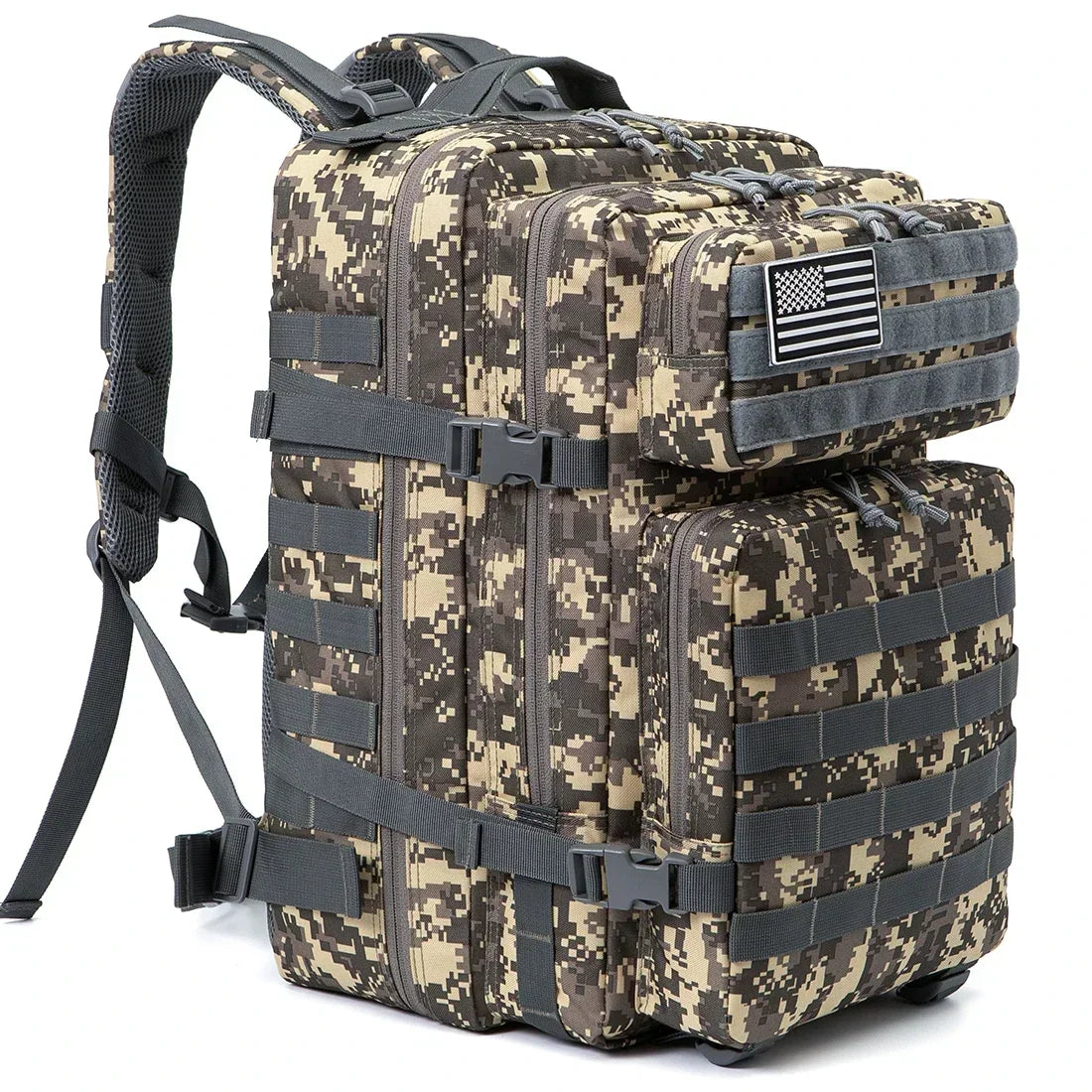 Tactical Backpack – Large Capacity 3-Day Outdoor Rucksack for Hiking, Camping & Travel