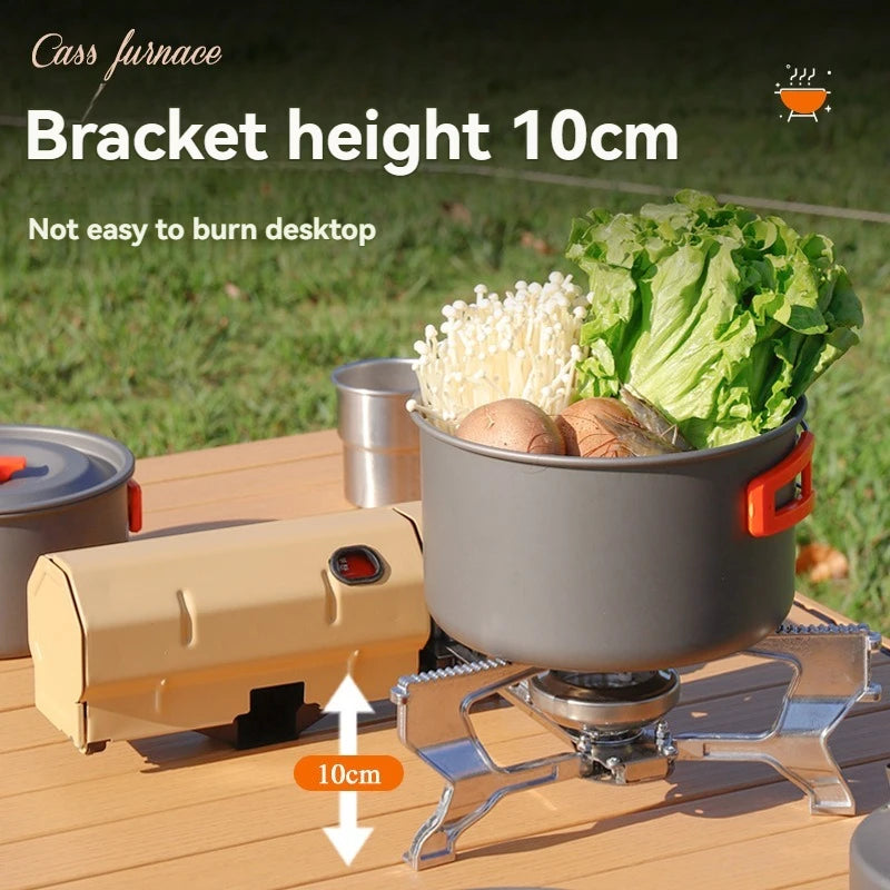 2670W Portable Camping Gas Stove – Folding Cassette Burner for Outdoor Cooking, Picnic & Travel