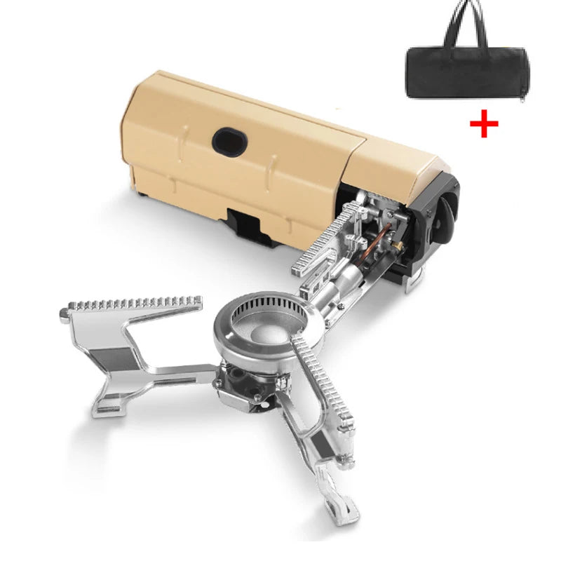 2600W Portable Camping Cassette Stove – Folding Butane Gas Burner for Outdoor Cooking, Hiking & Picnics