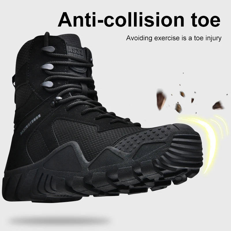 Men’s Waterproof Hiking Boots – Lightweight Durable Outdoor Work & Trail Shoes