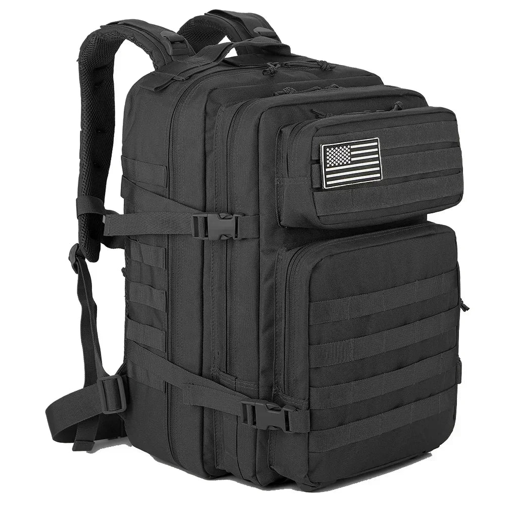 Tactical Backpack – Large Capacity 3-Day Outdoor Rucksack for Hiking, Camping & Travel