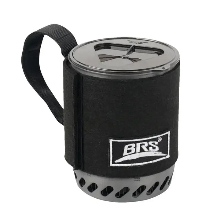 Jet Boil Style Camping Stove with Heat Exchanger – Portable Gas Backpacking Burner & Cooking Pot System