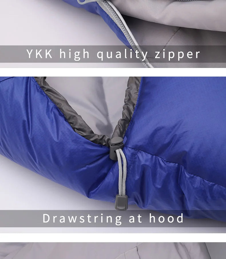 Kamperbox Ultralight Down Sleeping Bag – Warm Winter Camping Sleeping Bag for Backpacking & Outdoor Adventures