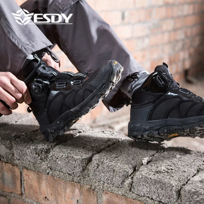 Men’s Outdoor Hiking Boots – Waterproof Autumn/Winter Trail Boots for Trekking, Work & Cold Weather