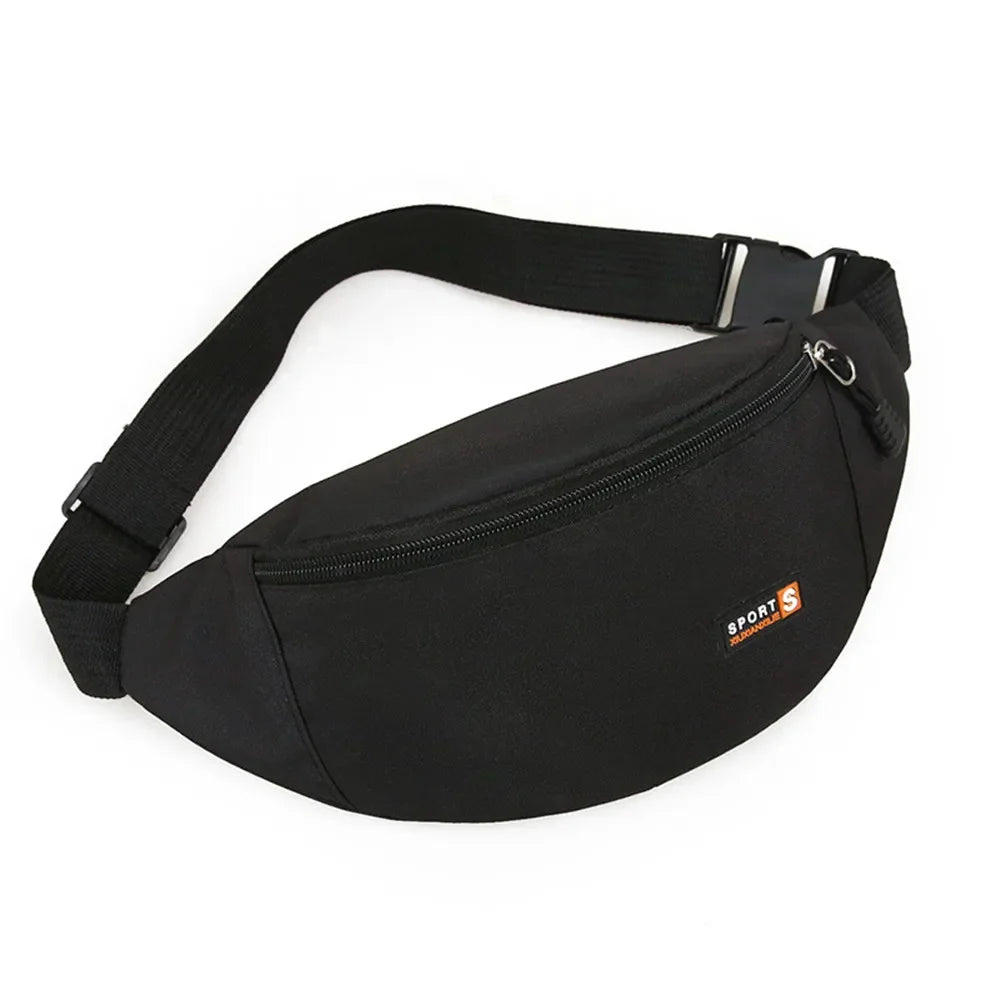 Unisex Crossbody Waist Bag – Waterproof Sport Fanny Pack & Chest Sling Bag for Travel, Running & Everyday Carry