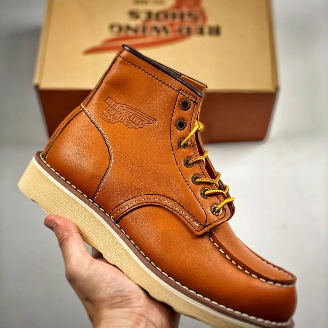 Retro Men’s Leather Work Boots – High-Top Motorcycle & Classic Combat Boots, Durable Lace-Up Outdoor & Casual Footwear