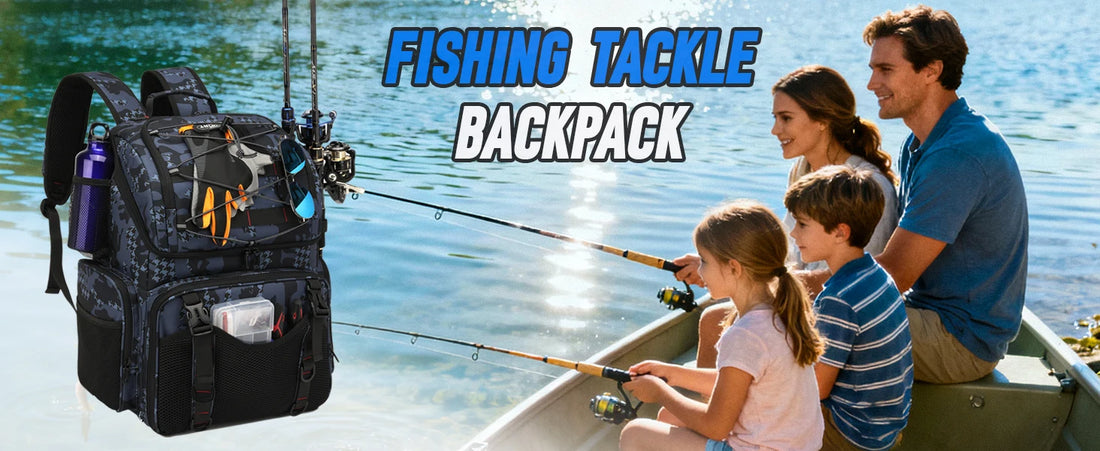 Multifunctional Tactical Fishing Backpack – Lightweight Tackle Bag with Rod Holder for Outdoor Fishing Gear