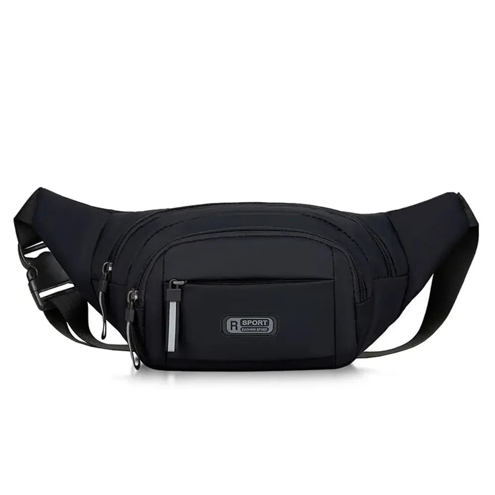 Large Capacity Anti-Theft Sling Bag for Men – Waterproof Nylon Chest Pack & Waist Bag for Travel, Sports & Everyday Carry
