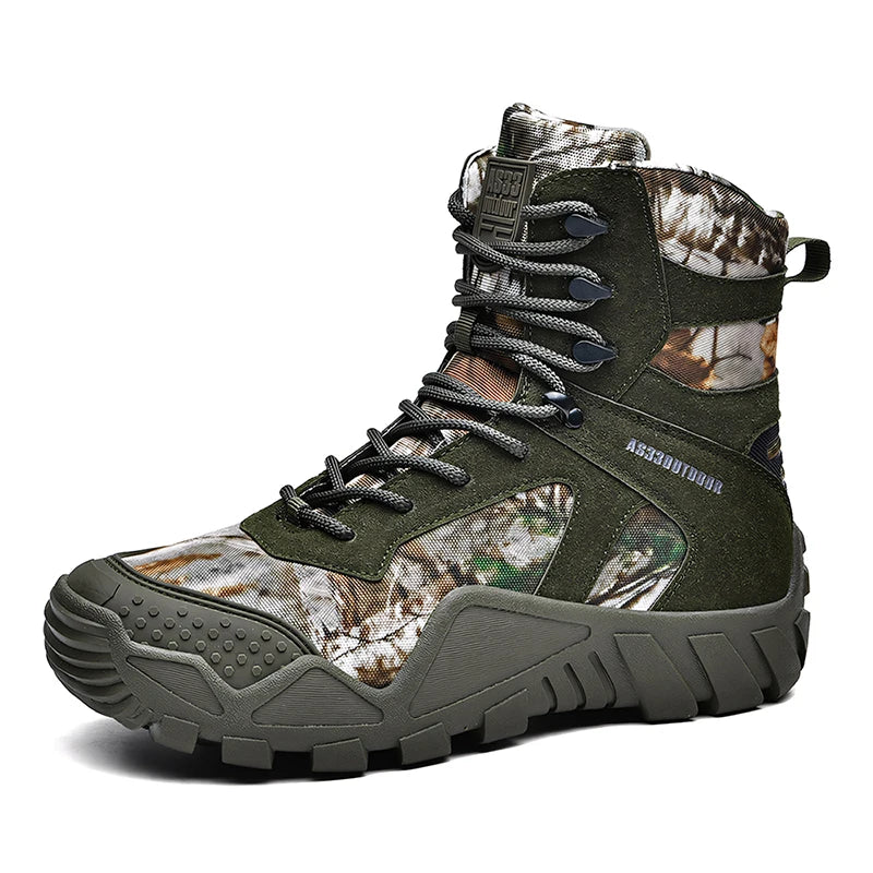 Men’s Waterproof Hiking Boots – Lightweight Durable Outdoor Work & Trail Shoes