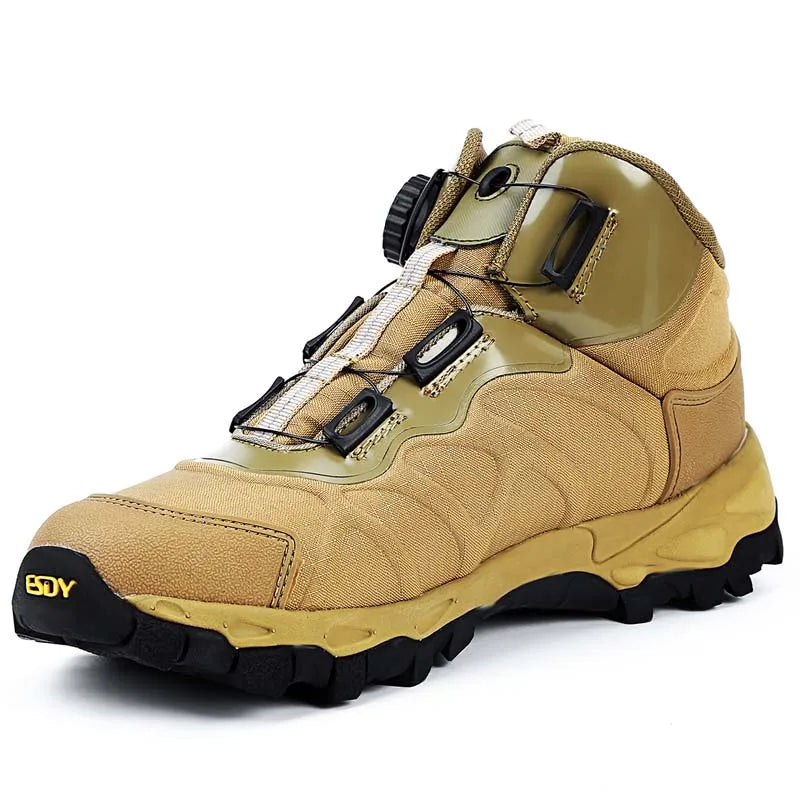 Men’s Outdoor Hiking Boots – Waterproof Autumn/Winter Trail Boots for Trekking, Work & Cold Weather