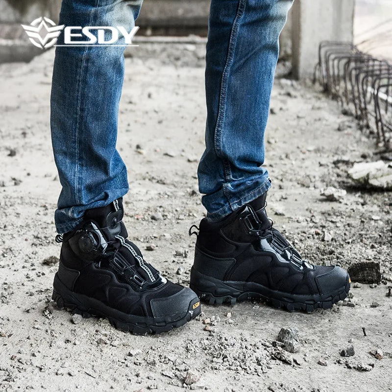 Men’s Outdoor Hiking Boots – Waterproof Autumn/Winter Trail Boots for Trekking, Work & Cold Weather