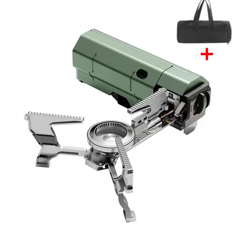 2600W Portable Camping Cassette Stove – Folding Butane Gas Burner for Outdoor Cooking, Hiking & Picnics