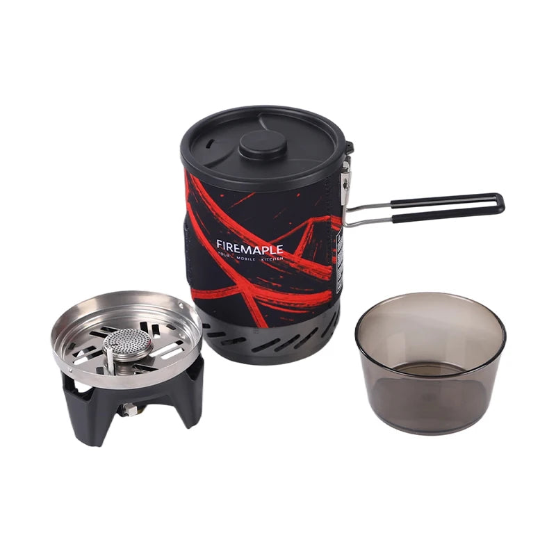 Fire-Maple Star X1 Camping Stove System (FMS-X1) – Portable Backpacking Gas Stove with Heat Exchanger Pot & Bowl