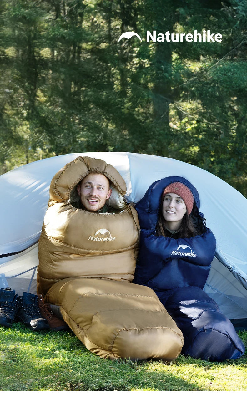 Naturehike MJ300/MJ600 Mummy Sleeping Bag – Ultra-Warm Winter Cotton Sleeping Bag for Camping & Indoor Use