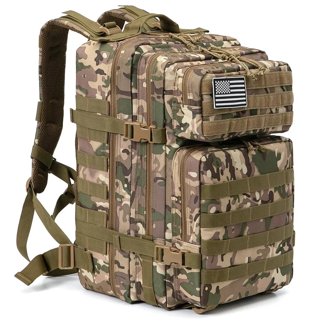 Tactical Backpack – Large Capacity 3-Day Outdoor Rucksack for Hiking, Camping & Travel