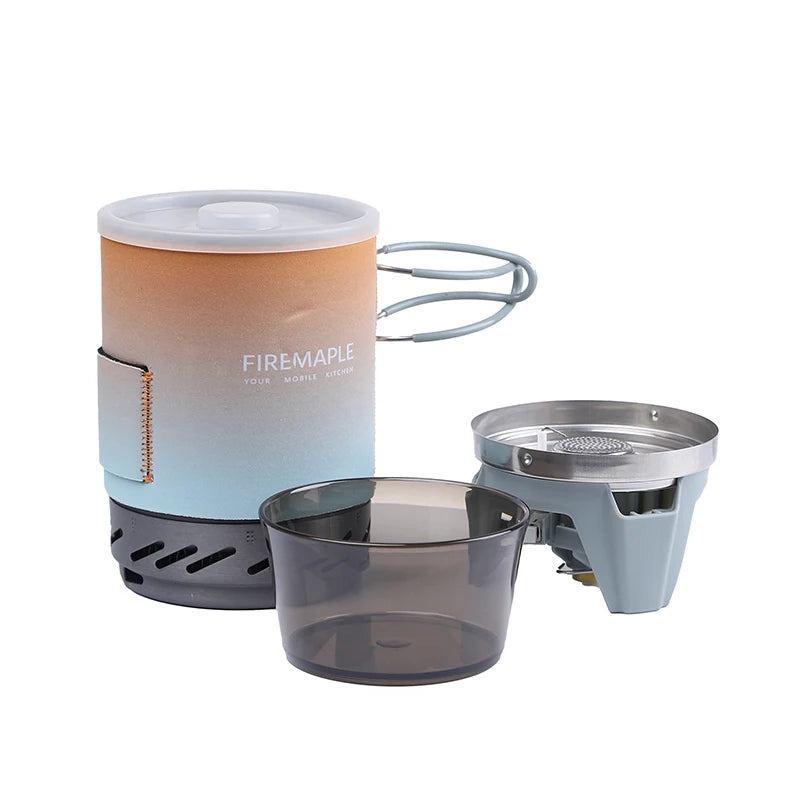 Fire-Maple Star X1 Camping Stove System (FMS-X1) – Portable Backpacking Gas Stove with Heat Exchanger Pot & Bowl